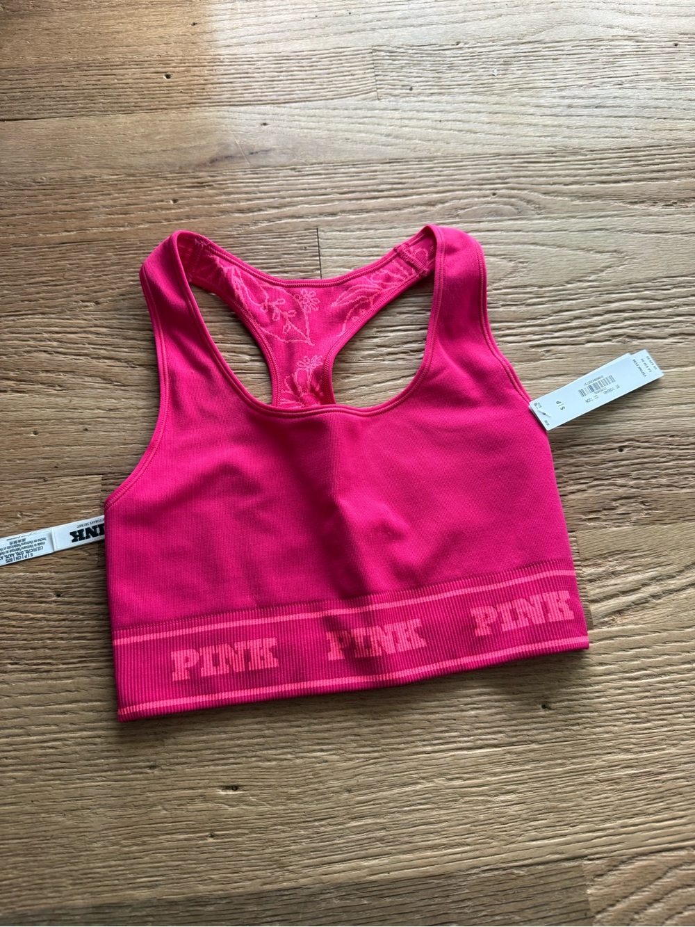 PINK Victoria's Secret Seamless Sports Bra - Bright Pink